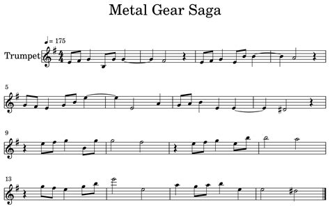 metal gear saga sheet music|Metal Gear Saga Ending .